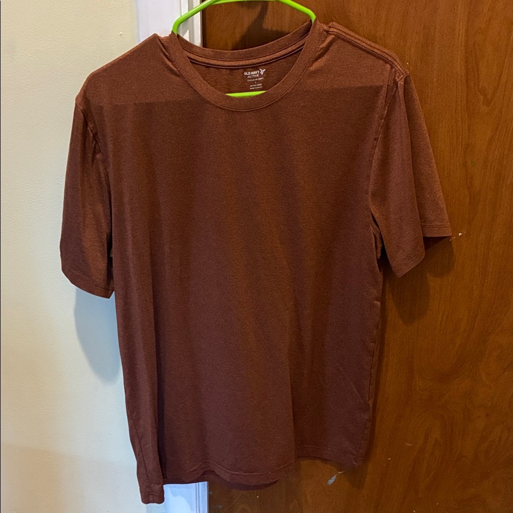 Old Navy Men's Short Sleeve Brown Tee